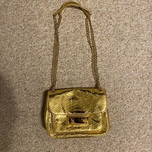 Michael Kors Metallic Gold Bag